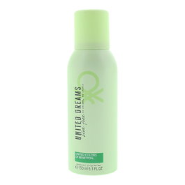 Benetton United Dreams Live Free Antitranspirant Déodorant en Spray Unisexe, 150 ml