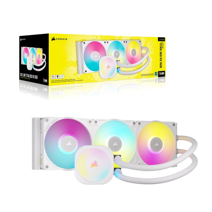 Corsair TITAN 360 RX RGB iCUE LINK White Corsair TITAN 360 RX RGB iCUE LINK White