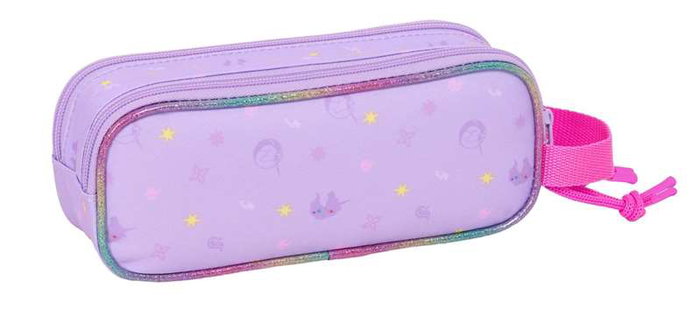 Safta Portatodo doble unicorn academy - Porte-tout double - 21 x 8 x 6 cm