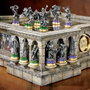 The Noble Collection Réplique Échecs Le Seigneur des Anneaux Édition Limitée Peltre