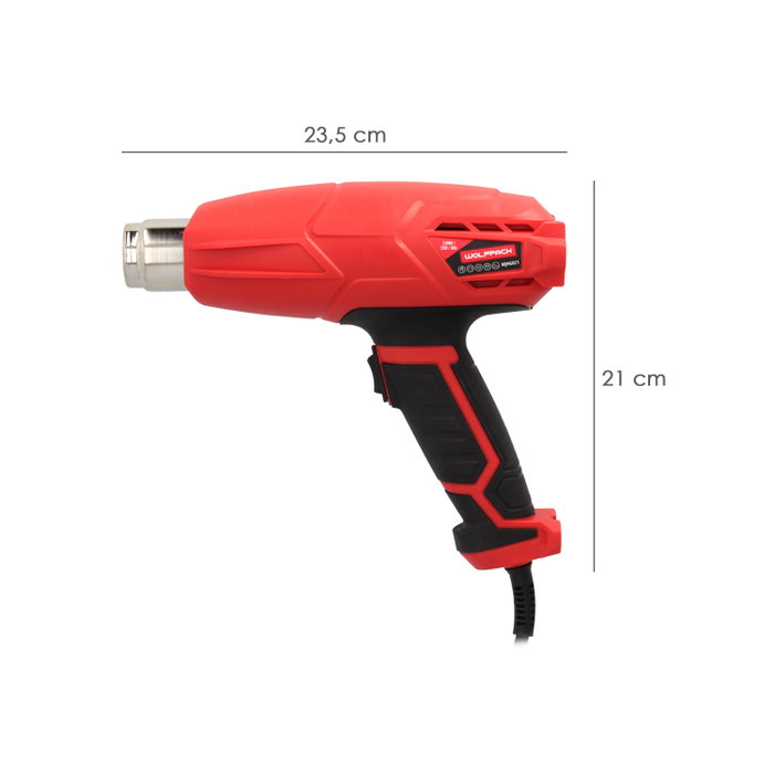 Wolfpack Linea Profesional Pistolet à air chaud 2 résistances 2000W