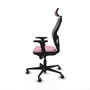 Piqueras y Crespo 2D036G2 Chaise de Bureau avec Appui-tête Rose