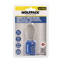 WOLFPACK LINEA PROFESIONAL Cadenas de bagages TSA à 3 chiffres avec câble noir