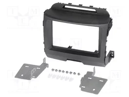 ACV Cadre de radio 2 DIN noir pour Kia Sportage III (SL)