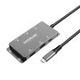 Vivolink HUB USB-C pour système de conférence - Hub de visioconférence avec câble USB-C 1,5 m, sortie HDMI 4K 30Hz, ports USB 3.0 et USB-C et charge 65W