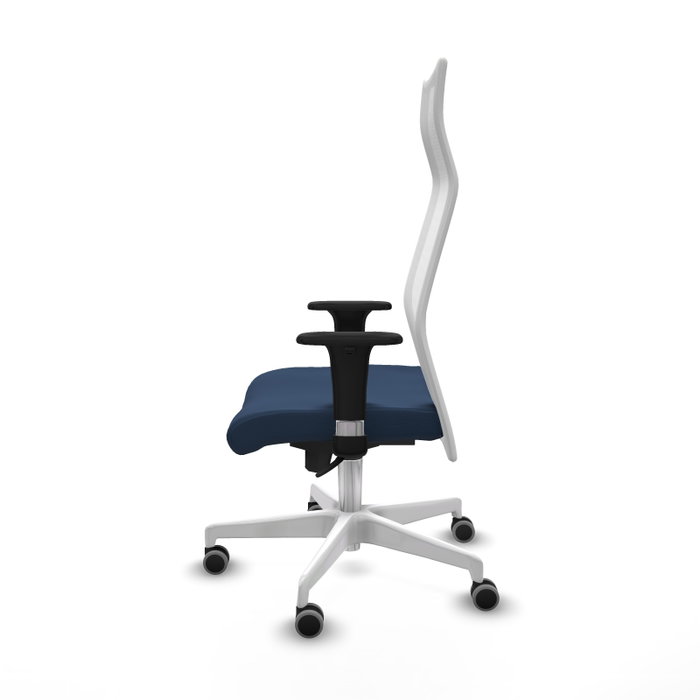 Piqueras y Crespo Chaise de Bureau Albacete XL Bleu Marine et Blanc Piqueras y Crespo Chaise de Bureau Albacete XL Bleu Marine et Blanc