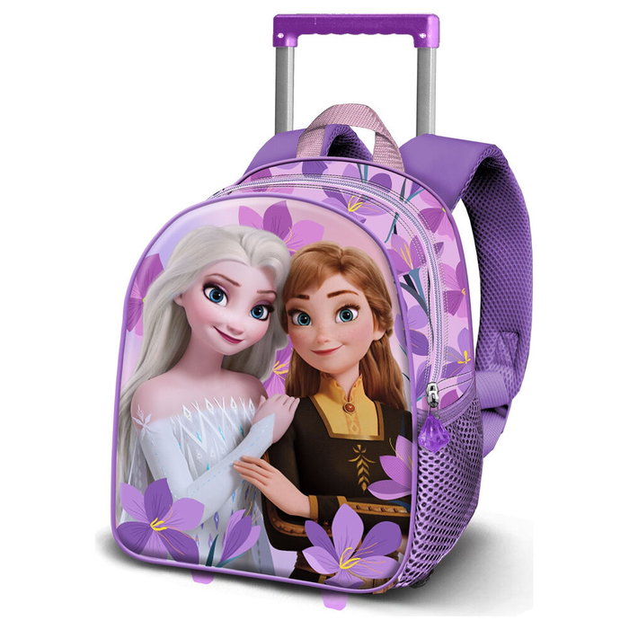Karactermania Frozen 2 Sac à dos à roulettes 3D Lila
