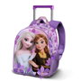 Karactermania Frozen 2 Sac à dos à roulettes 3D Lila