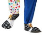 Chaussures pour déguisement de clown grandes rouges 36 x 18 cm, pour cirque, carnaval, spectacle scolaire et comique