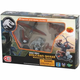 Epoch Games Jurassic World Volcano Quake - Jeu d'Équilibre avec Dinosaures