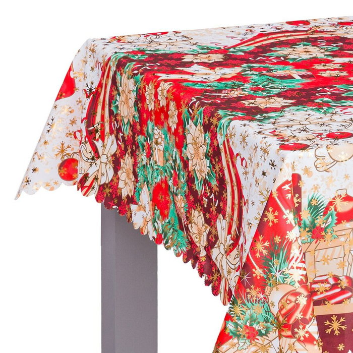 BigBuy Home Nappe Multicouleur Noël