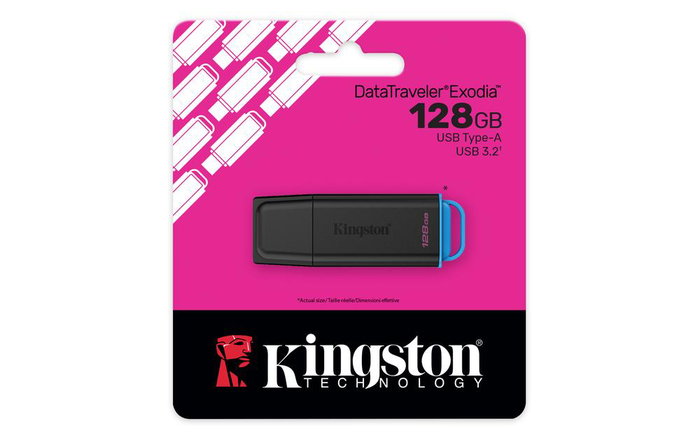 Kingston DataTraveler Exodia 128 Go Noir et Bleu Kingston DataTraveler Exodia 128 Go Noir et Bleu