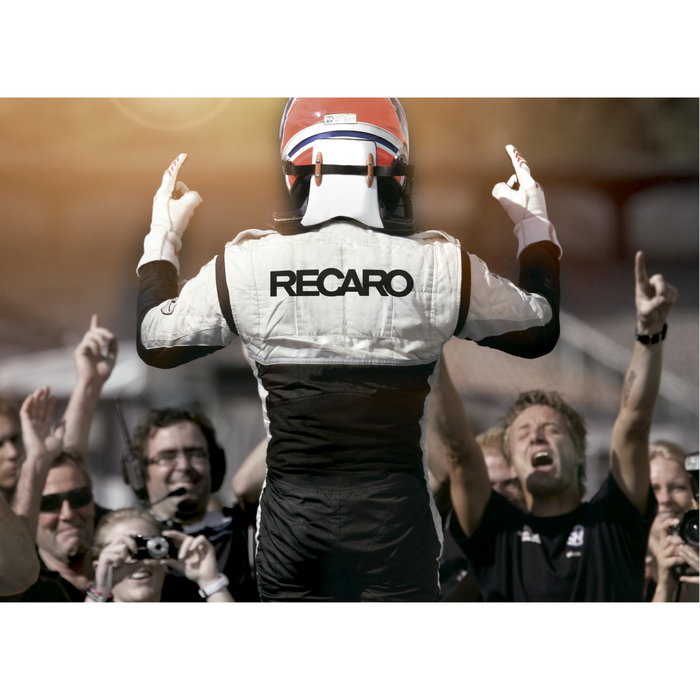 Recaro RC070770885 Siège Baquet Pole Position Cuir Artificiel Noir/Dinamica Noir Pilote & Copilote