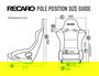 Recaro RC070770885 Siège Baquet Pole Position Cuir Artificiel Noir/Dinamica Noir Pilote & Copilote