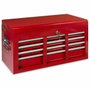 Defpro Servante d'atelier Rouge avec 6 tiroirs et trappe
