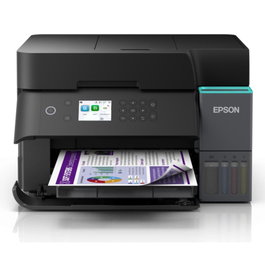Epson EcoTank ET-3950 Imprimante Multifonction A4 Jet d'Encre WiFi, Scanner, Copieur, ADF, Impression Recto Verso Automatique, Jusqu'à 15 100 Pages Noir, Comprend Bouteilles d'Encre