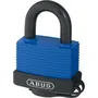 Abus Cadenas 70IB/45 Aqua Safe pour extérieur avec protection anti-corrosion, laiton et anse inox gainée PVC, usage maritime, livré avec 2 clés