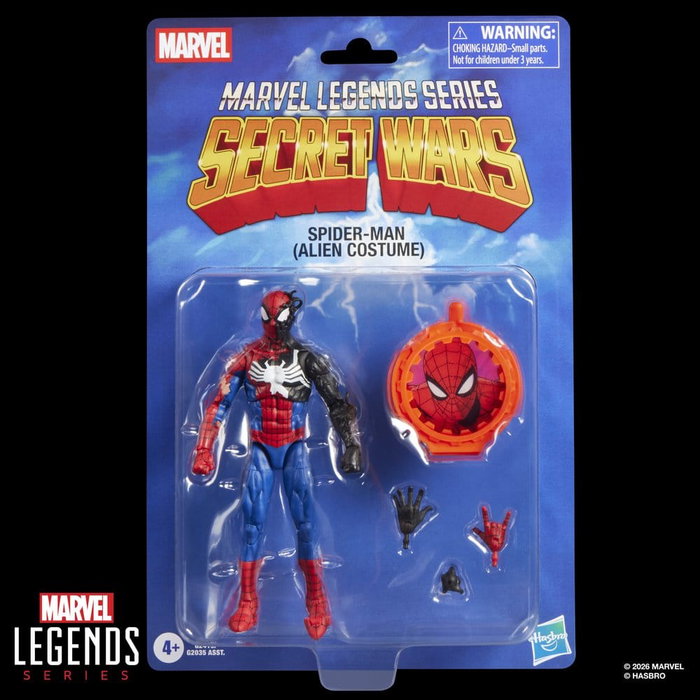 Hasbro Marvel Legends Spider-Man (Alien Costume) Secret Wars Hasbro Marvel Legends Spider-Man (Alien Costume) Secret Wars