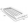Gimi Tendedero Telepack 100 Blanc Aluminium 7 m 100 x 38 cm