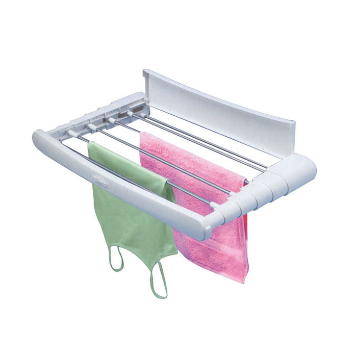 Gimi Tendedero Telepack 100 Blanc Aluminium 7 m 100 x 38 cm