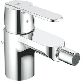 Grohe Mitigeur monocommande Bidet S Get chromé 32885000 - Robinetterie salle de bain, design minimaliste, chrome brillant, cartouche céramique 35 mm, EcoJoy 5.7 l/min