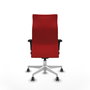 Piqueras Y Crespo Fauteuil de direction Albacete, Similicuir Rouge, Mécanisme Synchrone