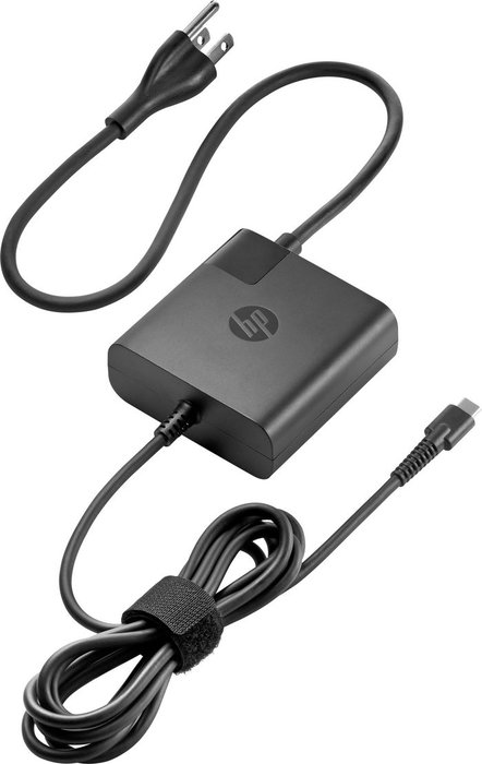 HP - Adaptateur Secteur USB-C 65W - Alimentation pour PC Portable et Tablette (Câble d'alimentation non inclus)