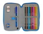 Safta Plumier double poche Real Deportivo De La Coruña 28 pièces - 12,5 x 19,5 x 4 cm - Espagnol