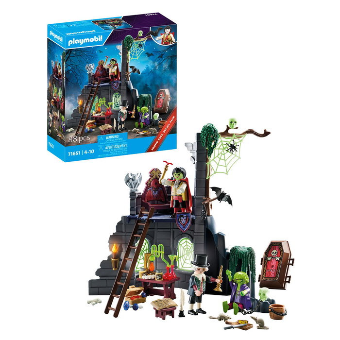 Playmobil - Ruines Enchantées Halloween 71651 - Set de Construction avec Monstre et Vampire - Jeu de Figurines pour Enfants à partir de 4 Ans Playmobil - Ruines Enchantées Halloween 71651 - Set de Construction avec Monstre et Vampire - Jeu de Figurines pour Enfants à partir de 4 Ans