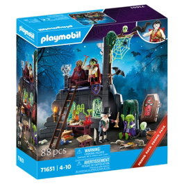 Playmobil 71651 Ruines Enchantées Halloween - Aventures avec Monstre et Vampire dès 4 ans