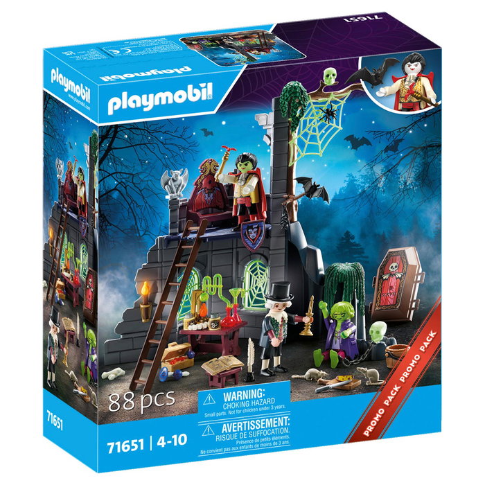Playmobil - Ruines Enchantées Halloween 71651 - Set de Construction avec Monstre et Vampire - Jeu de Figurines pour Enfants à partir de 4 Ans Playmobil - Ruines Enchantées Halloween 71651 - Set de Construction avec Monstre et Vampire - Jeu de Figurines pour Enfants à partir de 4 Ans