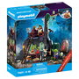 Playmobil - Ruines Enchantées Halloween 71651 - Set de Construction avec Monstre et Vampire - Jeu de Figurines pour Enfants à partir de 4 Ans
