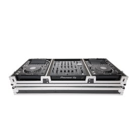Magma Flightcase Multi-Format Noir pour 2 Lecteurs CDJ et 1 Mixeur DJ (Compatible Pioneer DJM-V10, DJM-A9) Réf. V10/A9 Set Bk-Bk