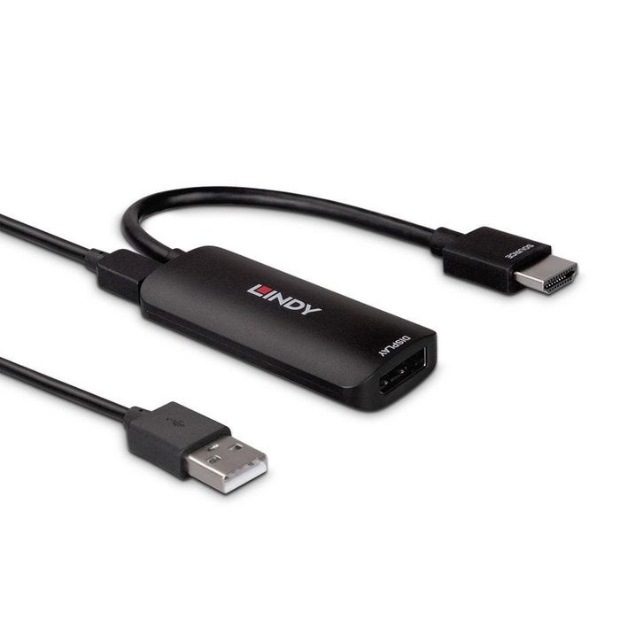 Lindy Convertisseur HDMI 8K60 vers DisplayPort 1.4