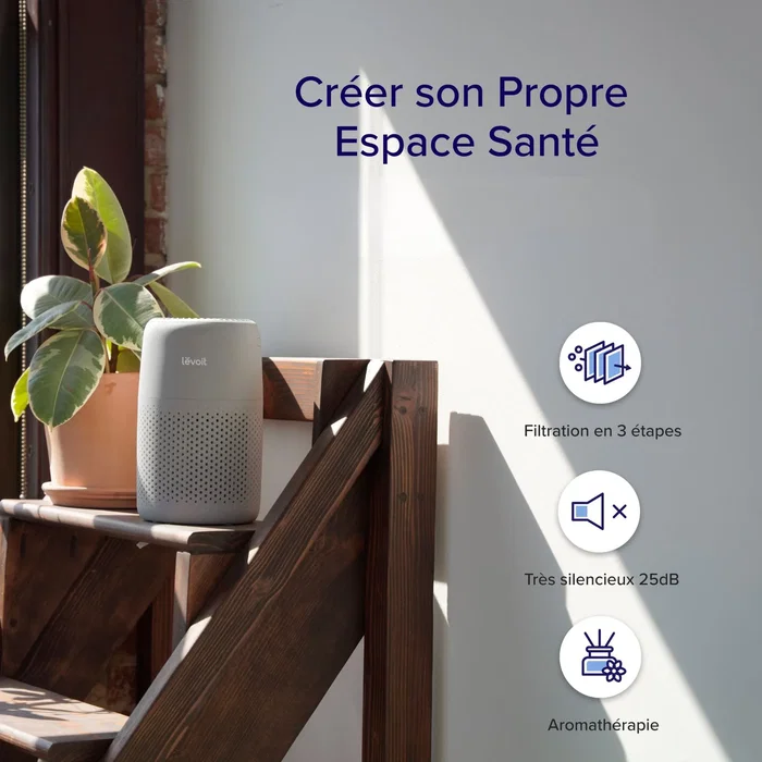 Levoit Core Mini Pro Purificateur d'air Blanc Levoit Core Mini Pro Purificateur d'air Blanc