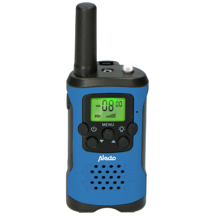 Alecto FR115BW Set de 2 Talkie-walkies pour enfants, bleu/noir Alecto FR115BW Set de 2 Talkie-walkies pour enfants, bleu/noir