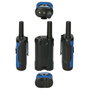 Alecto FR115BW Set de 2 Talkie-walkies pour enfants, bleu/noir