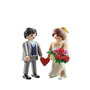 Playmobil - Figurine Couple de Mariés avec Accessoires (1 femme, 1 homme, 2 alliances, 1 mallette médicale)