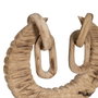 BigBuy Home Figurine Décorative Naturel Cornes 50 x 12 x 42 cm