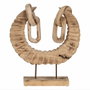 BigBuy Home Figurine Décorative Naturel Cornes 50 x 12 x 42 cm