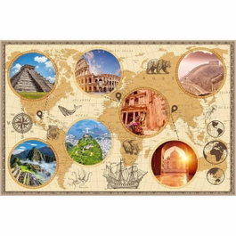 Nathan Puzzle 3000 pièces : Merveilles du monde moderne