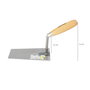WOLFPACK LINEA PROFESIONAL Truelle Maurer manche bois 341-a/180 mm