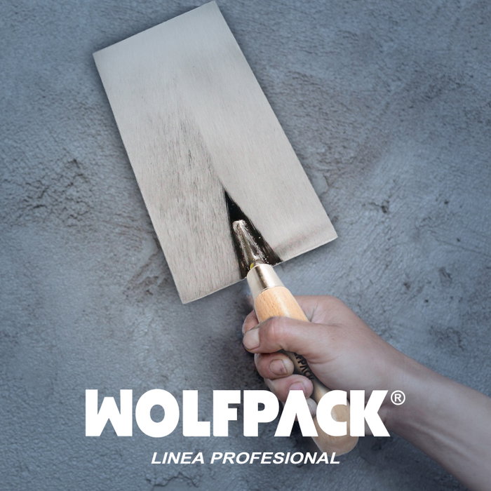 WOLFPACK LINEA PROFESIONAL Truelle Maurer manche bois 341-a/180 mm