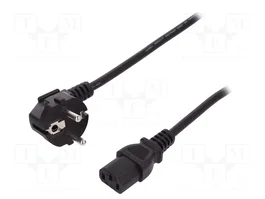 DIGITUS Câble d'alimentation H05VV-F CEE 7/7 vers IEC C13 0,75m