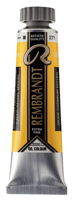 Rembrandt Peinture à l'huile Jaune Cadmium Medio 271 - 15 ml Rembrandt Peinture à l'huile Jaune Cadmium Medio 271 - 15 ml