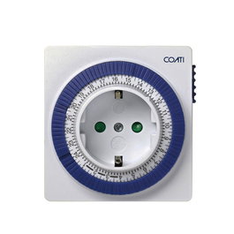 Coati Programmateur analogique compact 16A blanc