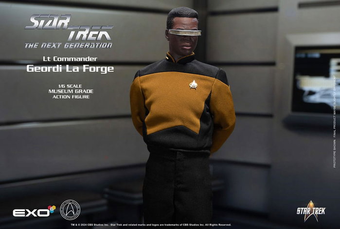 EXO-6 Star Trek: The Next Generation figurine 1/6 Lt. Commander Geordi La Forge (Essentials Version) 28 cm EXO-6 Star Trek: The Next Generation figurine 1/6 Lt. Commander Geordi La Forge (Essentials Version) 28 cm