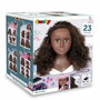 Smoby Tête à coiffer cheveux afro avec 23 accessoires