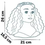Smoby Tête à Coiffer Cheveux Afro My Beauty - 23 Accessoires Réalistes - Lèvres Thermosensibles et Trappe de Rangement - Jouet Coiffure Enfant dès 3 Ans