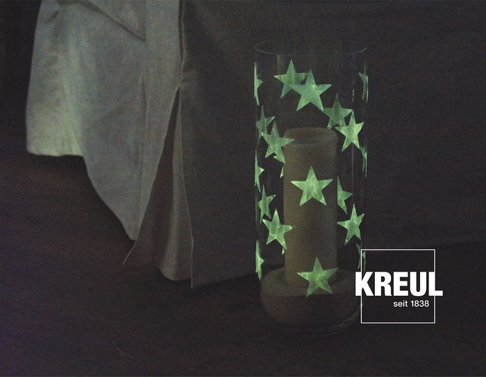 Kreul Peinture acrylique 3D phosphorescente jaune 150ml